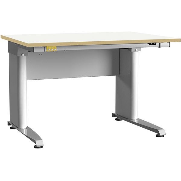 ESD-arbejdsbord ErgoMulti 1200x800 mm grå HPL