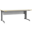 ESD-arbejdsbord ErgoMulti 2000x800 mm grå HPL – image 1
