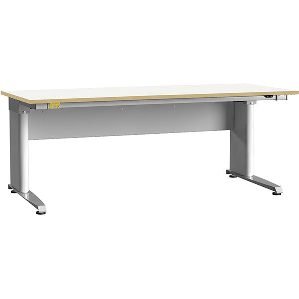 ESD-arbejdsbord ErgoMulti 2000x800 mm grå HPL – image 2