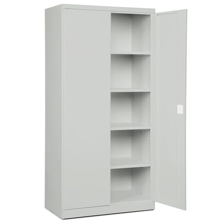 Opbevaringsskab i stål - ASHV 1980x980x670 mm Lysegrå døre – image 2