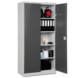 Opbevaringsskab i stål - ASHV 1980x980x670 mm Antracit døre – image 1