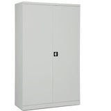 Opbevaringsskab i stål - ASHV 1980x1200x470 mm Lysegrå døre – image 6