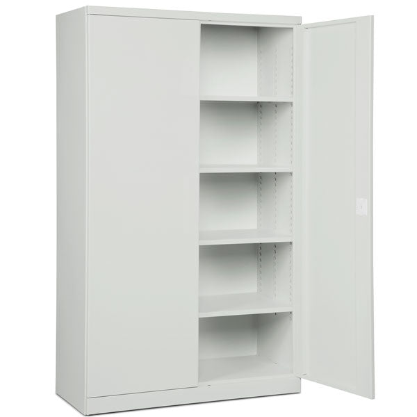 Opbevaringsskab i stål - ASHV 1980x1200x670 mm Lysegrå døre – image 5