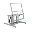 GBP Montagebord ErgoTilt 2-søjlet, 1200x1205 RAL 9006 – Løftesøjler (billede 1)