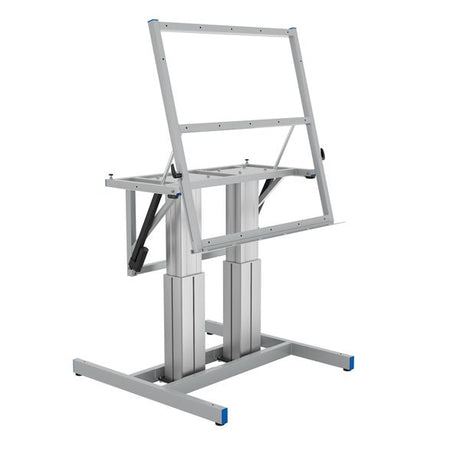 Montagebord ErgoTilt 2-søjlet, 1200x1205 RAL 9006 – image 4