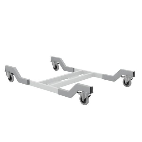 Hjulsæt til  Montagebord 1 & 2 RAL 9006 – image 1