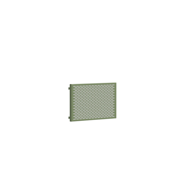 Sonesson BST lydabsorberende panel, bredde 500mm, RAL 6021 – Børnegarderober (billede 1)