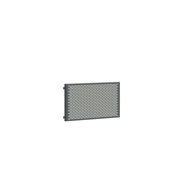Sonesson BST lydabsorberende panel, bredde 600mm, RAL 7012 – Børnegarderober (billede 1)