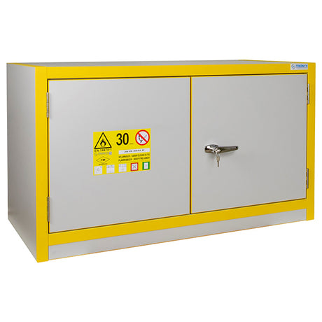 Kemikalieskab F30 brandklasse, 635x1115x550