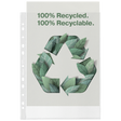 Lomme recycled 100my PP præg A4 (50)