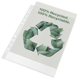 Lomme recycled 100my PP præg A4 (50)