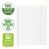 Lomme recycled 100my PP præg A4 maxi (100)