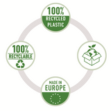Lomme recycled 100my PP præg A4 maxi (100)