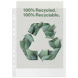 Lomme recycled 100my PP præg A4 maxi (50)