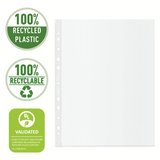 Lomme recycled 100my PP præg A4 maxi (50)