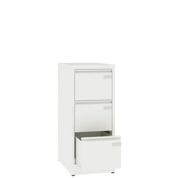 Sarpsborg Metall ASM Arkivskab dybde 630mm 3 skuffer RAL9010 – Arkivskabe