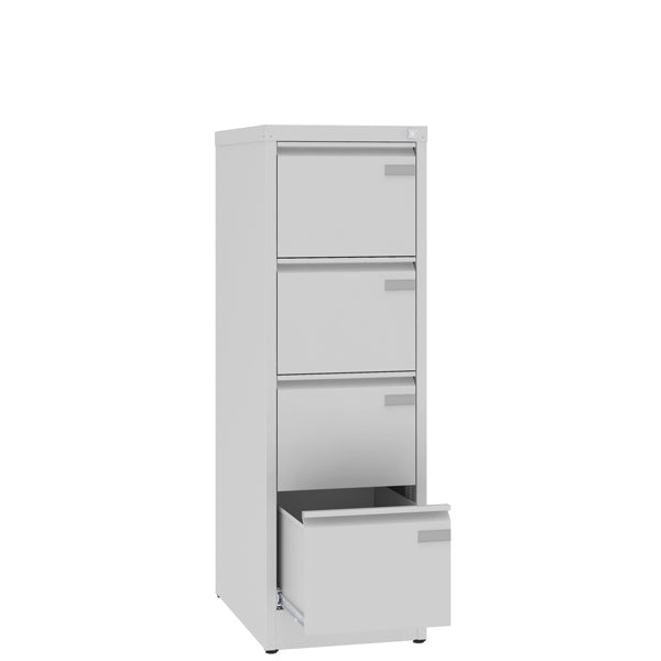 Sarpsborg Metall ASM Arkivskab dybde 630mm 4 skuffer RAL7035 – Arkivskabe