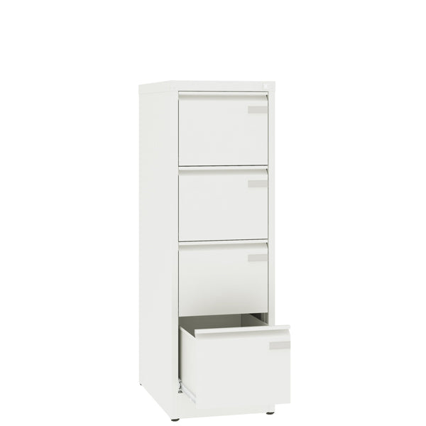 Sarpsborg Metall ASM Arkivskab dybde 630mm 4 skuffer RAL9010 – Arkivskabe