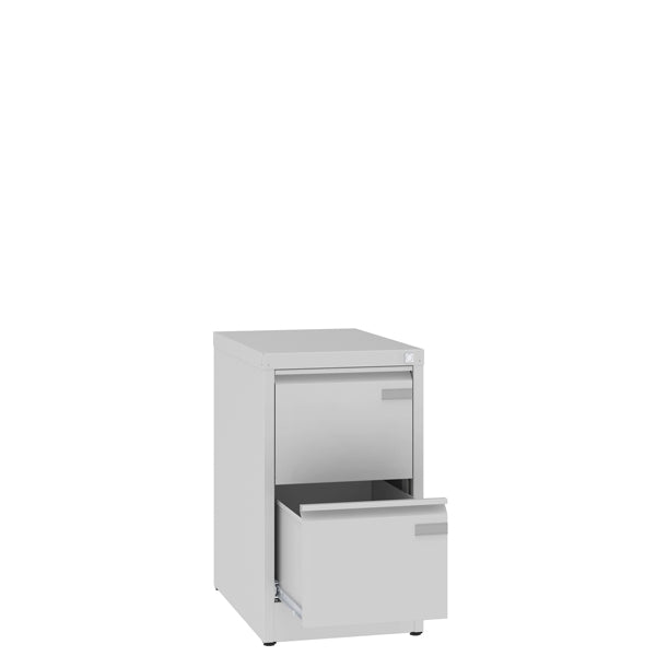 Sarpsborg Metall ASM Arkivskab dybde 630mm 2 skuffer RAL7035 – Arkivskabe