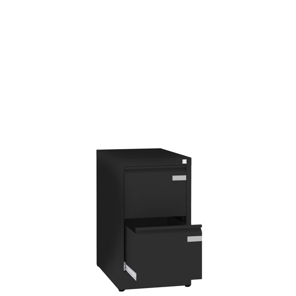 Sarpsborg Metall ASM Arkivskab dybde 630mm 2 skuffer RAL9005 – Arkivskabe