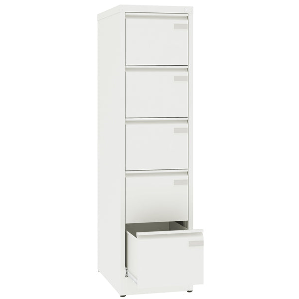Sarpsborg Metall ASM Arkivskab dybde 630mm 5 skuffer RAL9010 – Arkivskabe