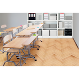 Opbevaringsboks Esselte Home M Low hvid (3)