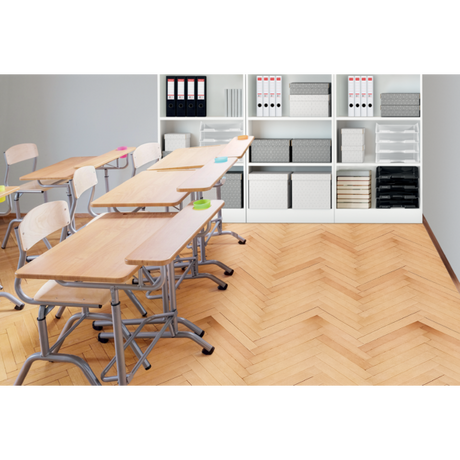 Opbevaringsboks Esselte Home M Low hvid (3)