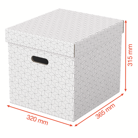 Opbevaringsboks Esselte Home Cube hvid(3)