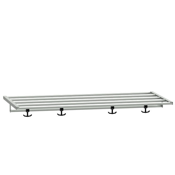 Hattehylde til garderobe B1000xD550 mm lysegrå