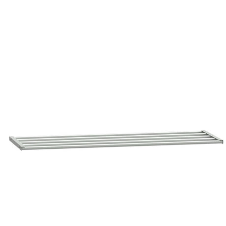 Skohylde til garderobe B1000xD400 mm lysegrå – image 1