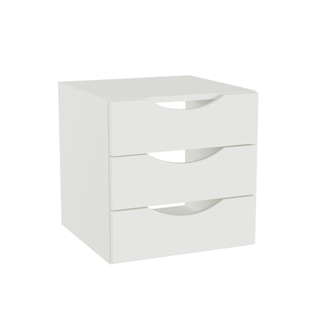 Skuffeindsats DNA, Hvid med åbne håndtag