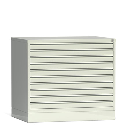 Tegningsskab RSM A1 10 skuffer inkluderet sokkel – image 2