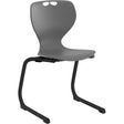 Stol Tarris Junior, gråt sæde med sort C-stel – image 1