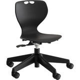 Stol Tarris Junior, sort sæde med sort hjulkryds – image 1