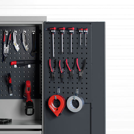 Værktøjstavle dør til SMV værktøjsskab, RAL7024 – image 3