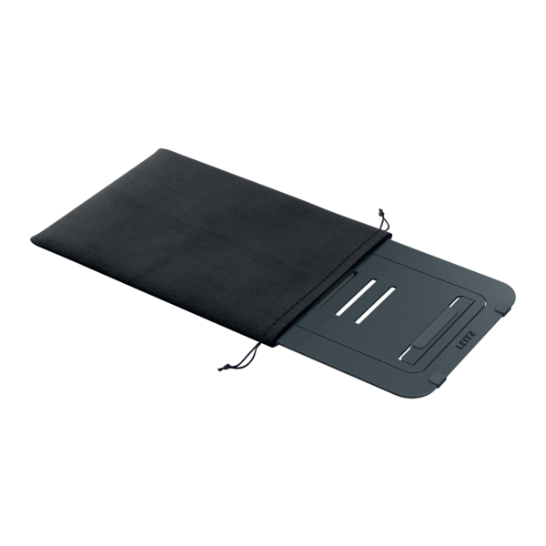 Leitz Ergo laptop stand flat dark grey