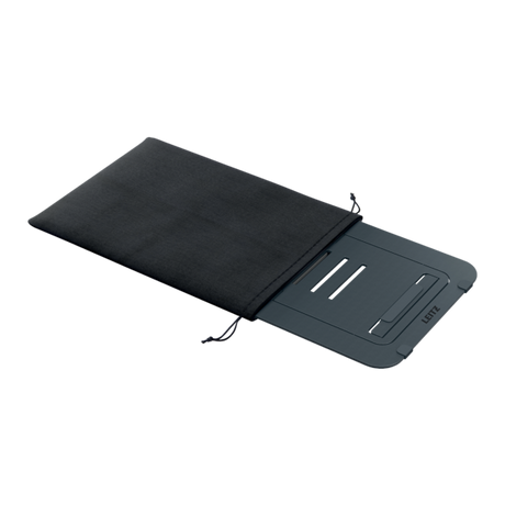 Leitz Ergo laptop stand flat dark grey