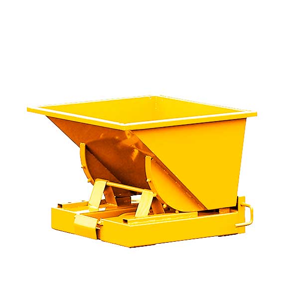 Intra Materialhantering Tipcontainer Std 150l 1200kg Gul – Tipcontainere
