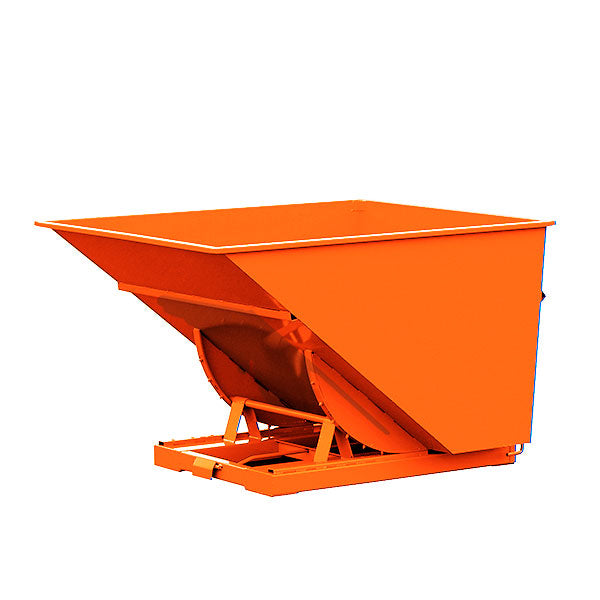 Intra Materialhantering Tipcontainer Std 2500l 2000kg Orange – Tipcontainere