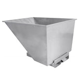 Tipcontainer SS304 1100l 600kg Rustfri
