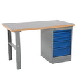 Intra Materialhantering Arbejdsbord IWE3 1600x800mm Vinyl – Arbejdsborde (billede 1)