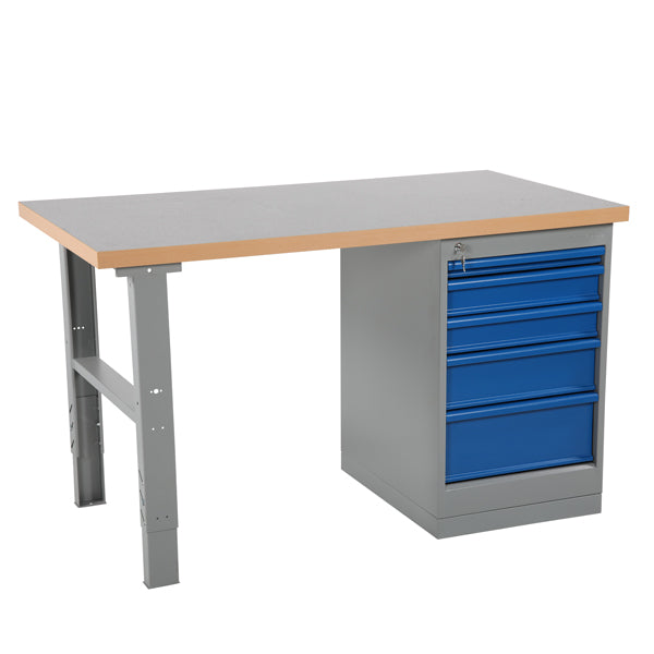 Intra Materialhantering Arbejdsbord IWE3 1600x800mm Laminat – Arbejdsborde (billede 1)