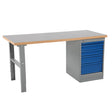 Intra Materialhantering Arbejdsbord IWE3 2000x800mm Vinyl – Arbejdsborde (billede 1)