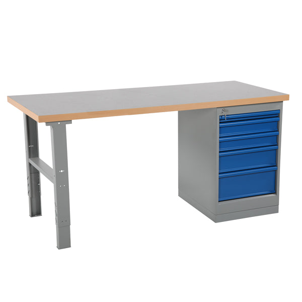 Intra Materialhantering Arbejdsbord IWE3 2000x800mm Vinyl – Arbejdsborde (billede 1)