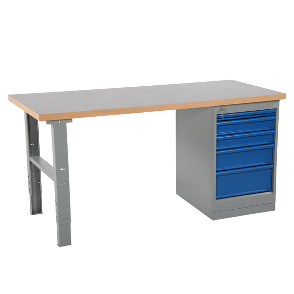 Intra Materialhantering Arbejdsbord IWE3 2000x800mm Laminat – Arbejdsborde (billede 1)