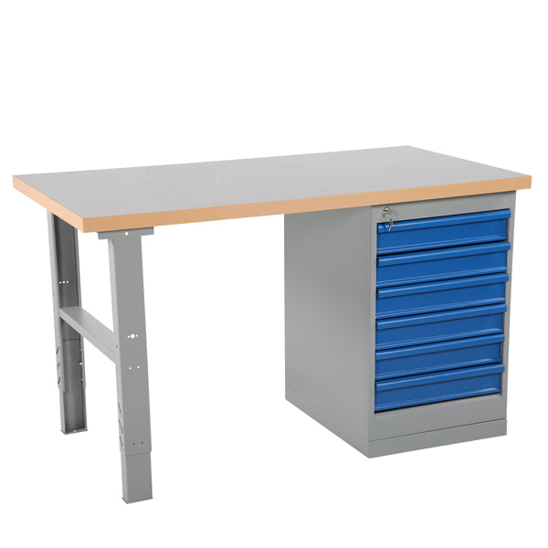 Intra Materialhantering Arbejdsbord IWE4 1600x800mm Vinyl – Arbejdsborde (billede 1)
