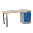Intra Materialhantering Arbejdsbord IWE4 2000x800mm Laminat – Arbejdsborde (billede 1)