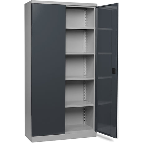 GBP Værktøjsskab SMV 1990x1000x600mm, RAL7004/7024 – Værktøjsskabe