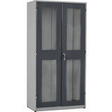 Værktøjsskab GBP 1020x540x2000mm med plexiglas, RAL7004/7024 – image 1