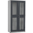 Værktøjsskab GBP 1020x540x2000mm med plexiglas, RAL7004/7024 – Værktøjsskabe